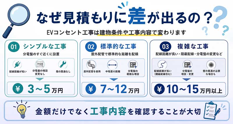 なぜ見積もりに差が出るのか